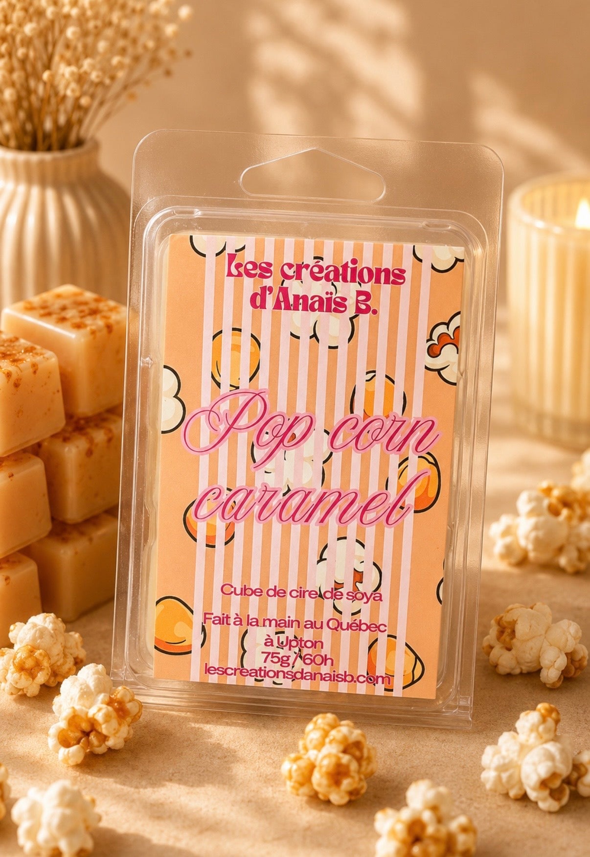 Pop corn au caramel
