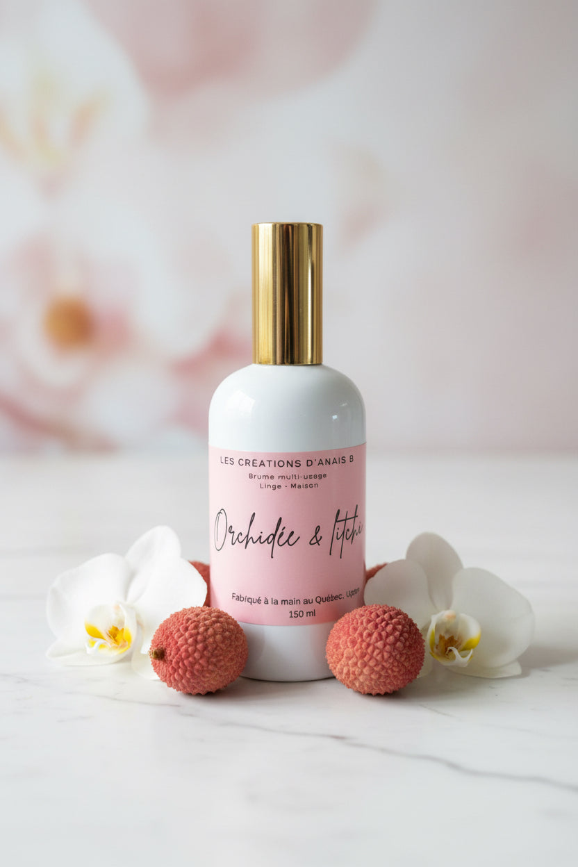 Litchi et orchidée