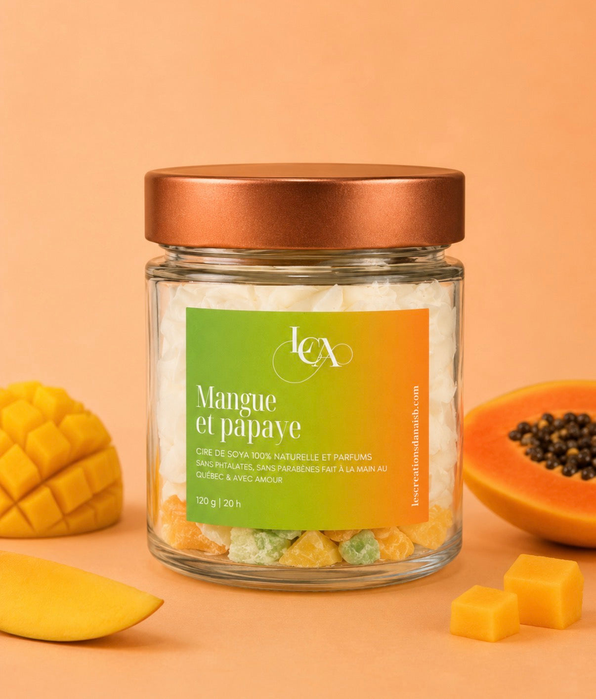 Mangue et papaye