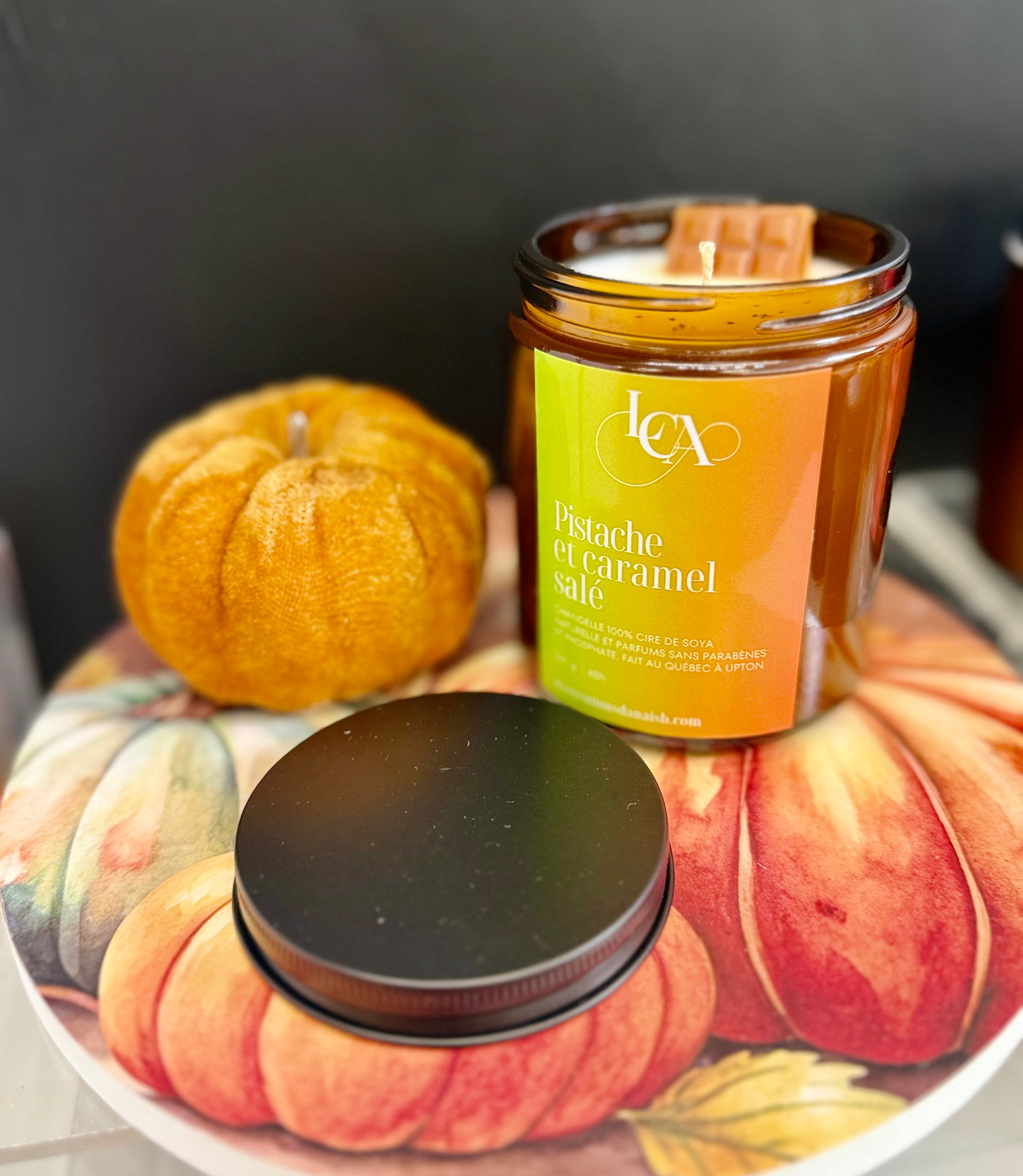 Pistache et caramel