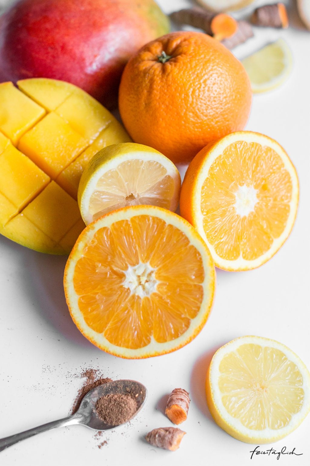 Mangue et agrumes