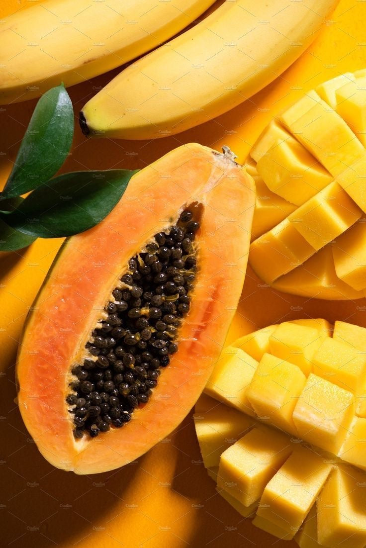 Mangue et papaye