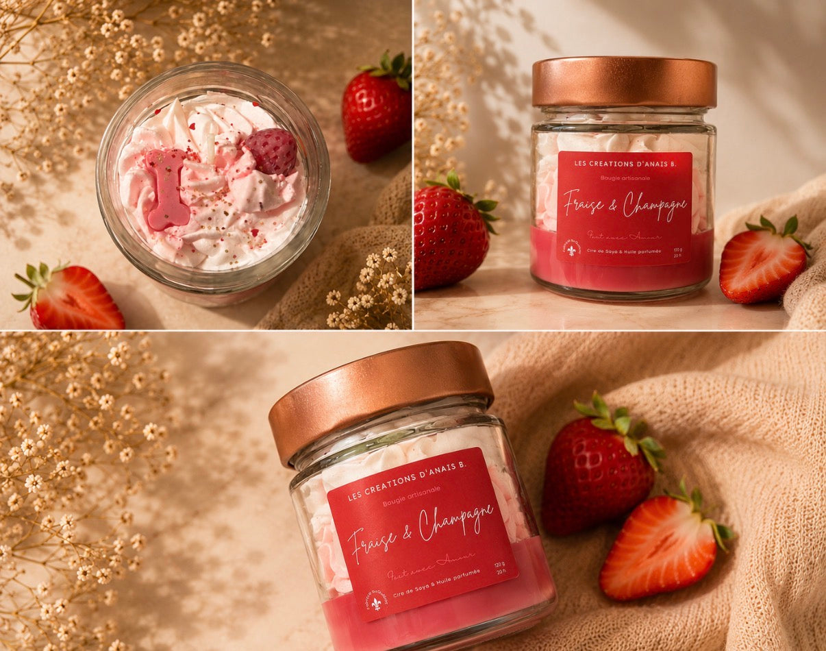 Fraise champagne- imparfaite