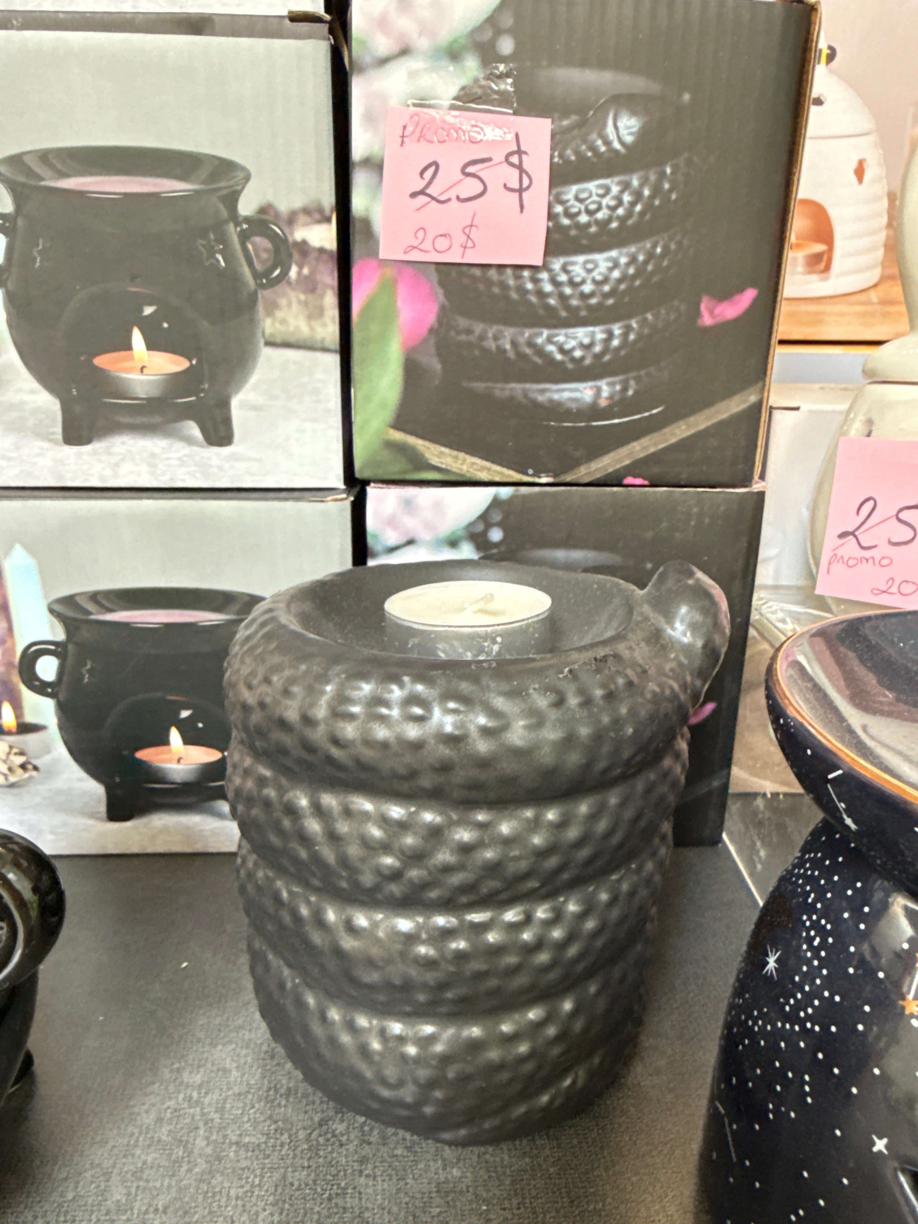 Serpent diffuseur pour cire