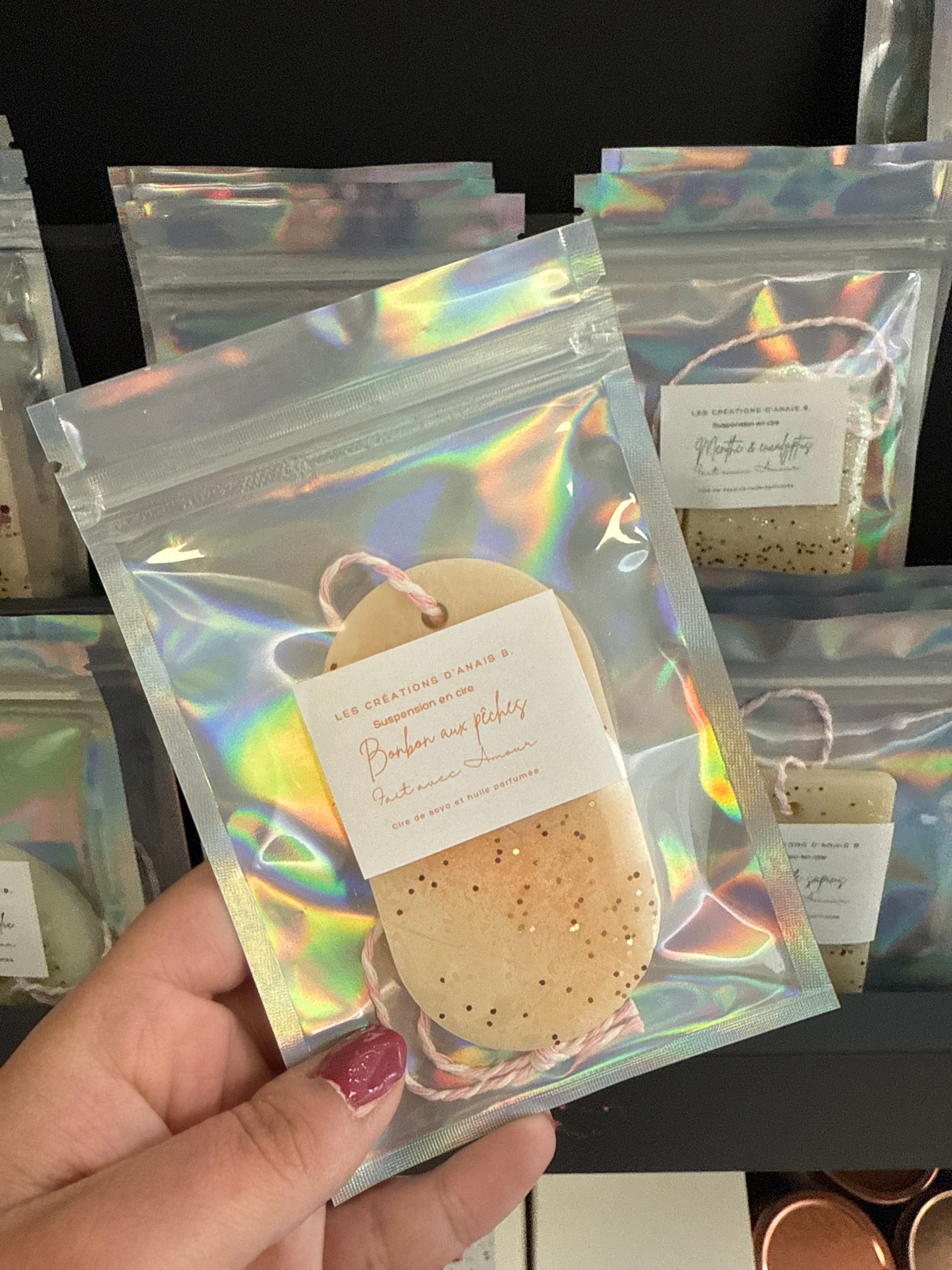 Bonbon aux pêches
