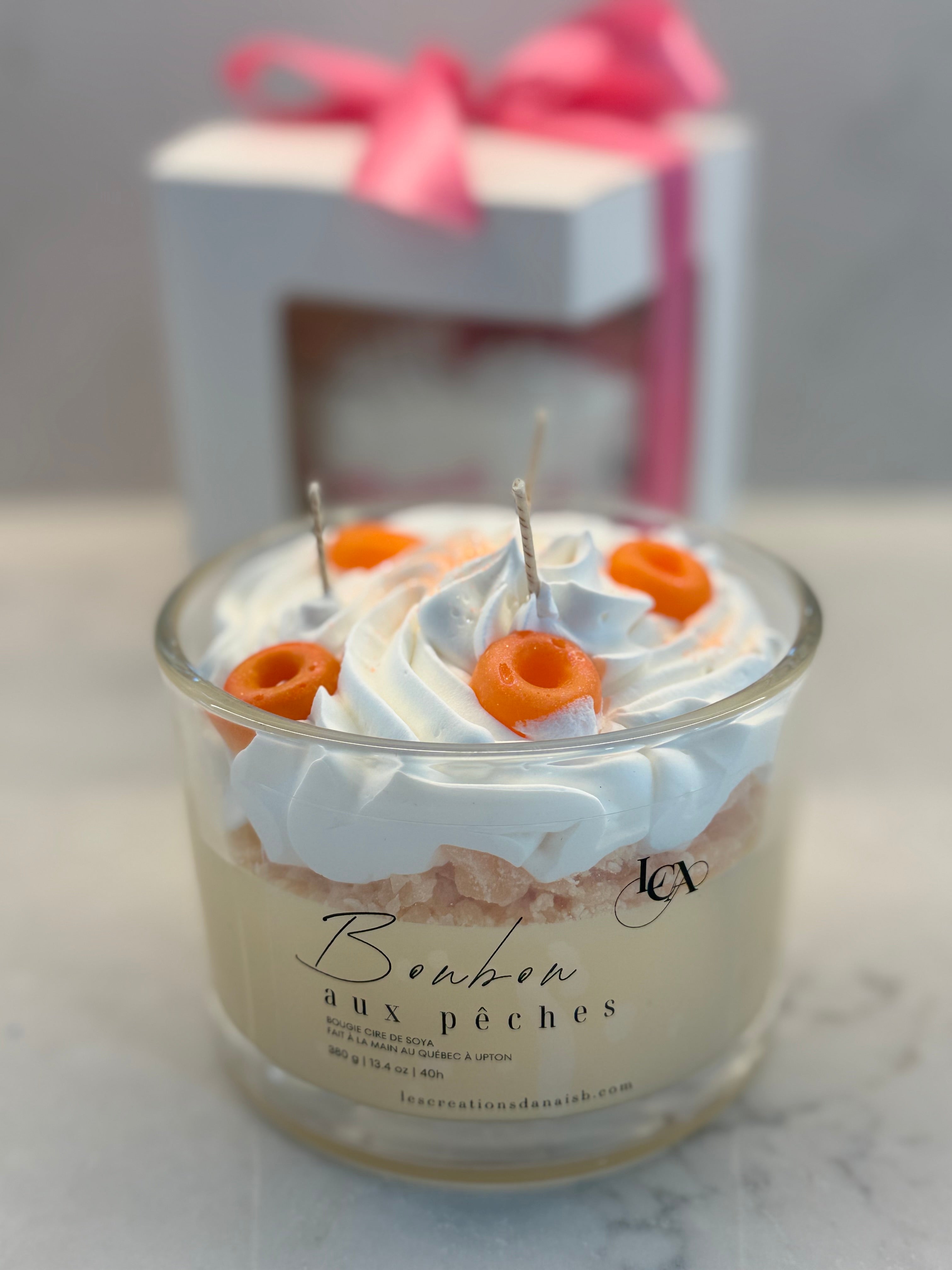Bonbon aux pêches