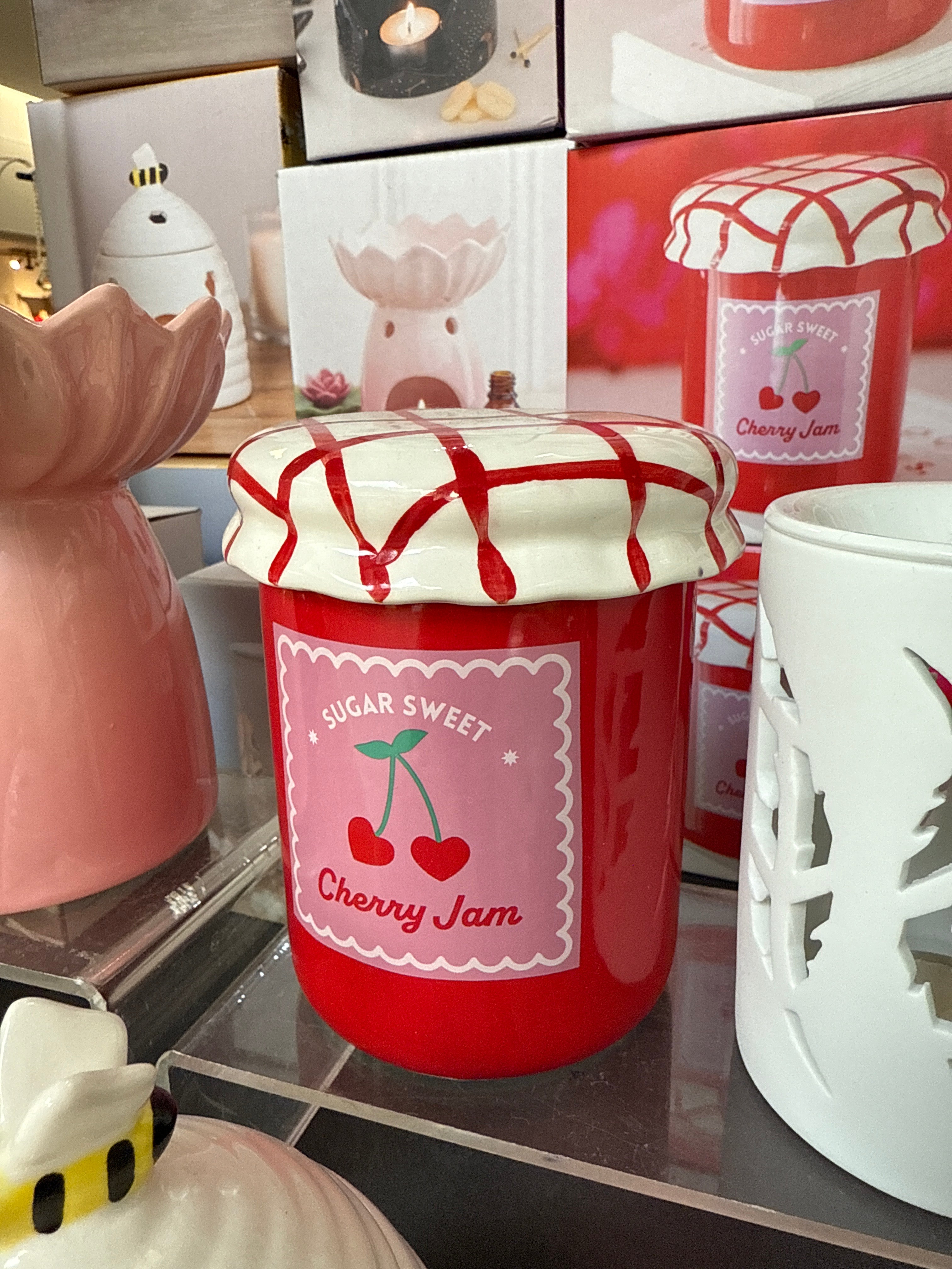 Pot confiture diffuseur pour cire