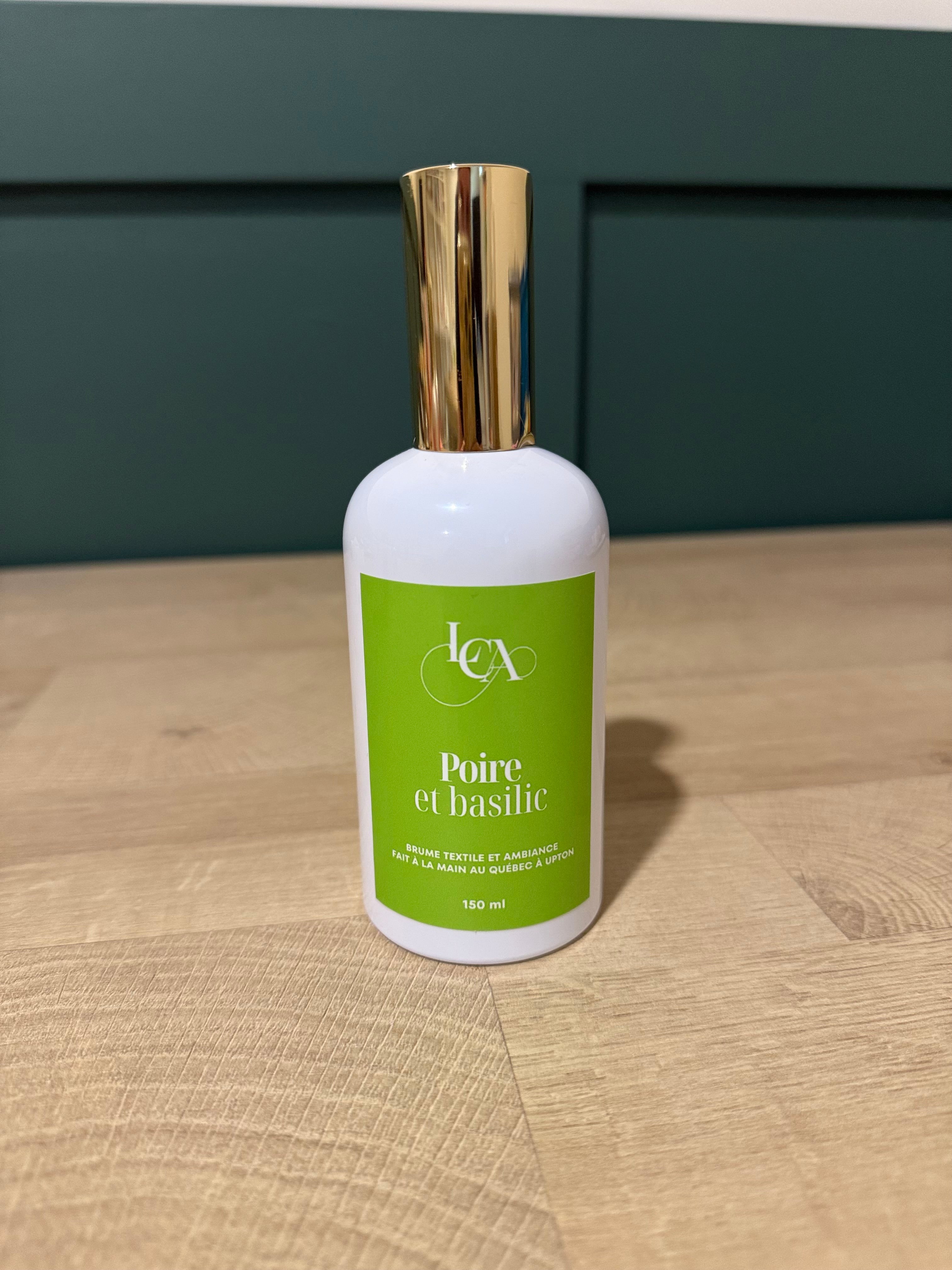 Poire et basilic