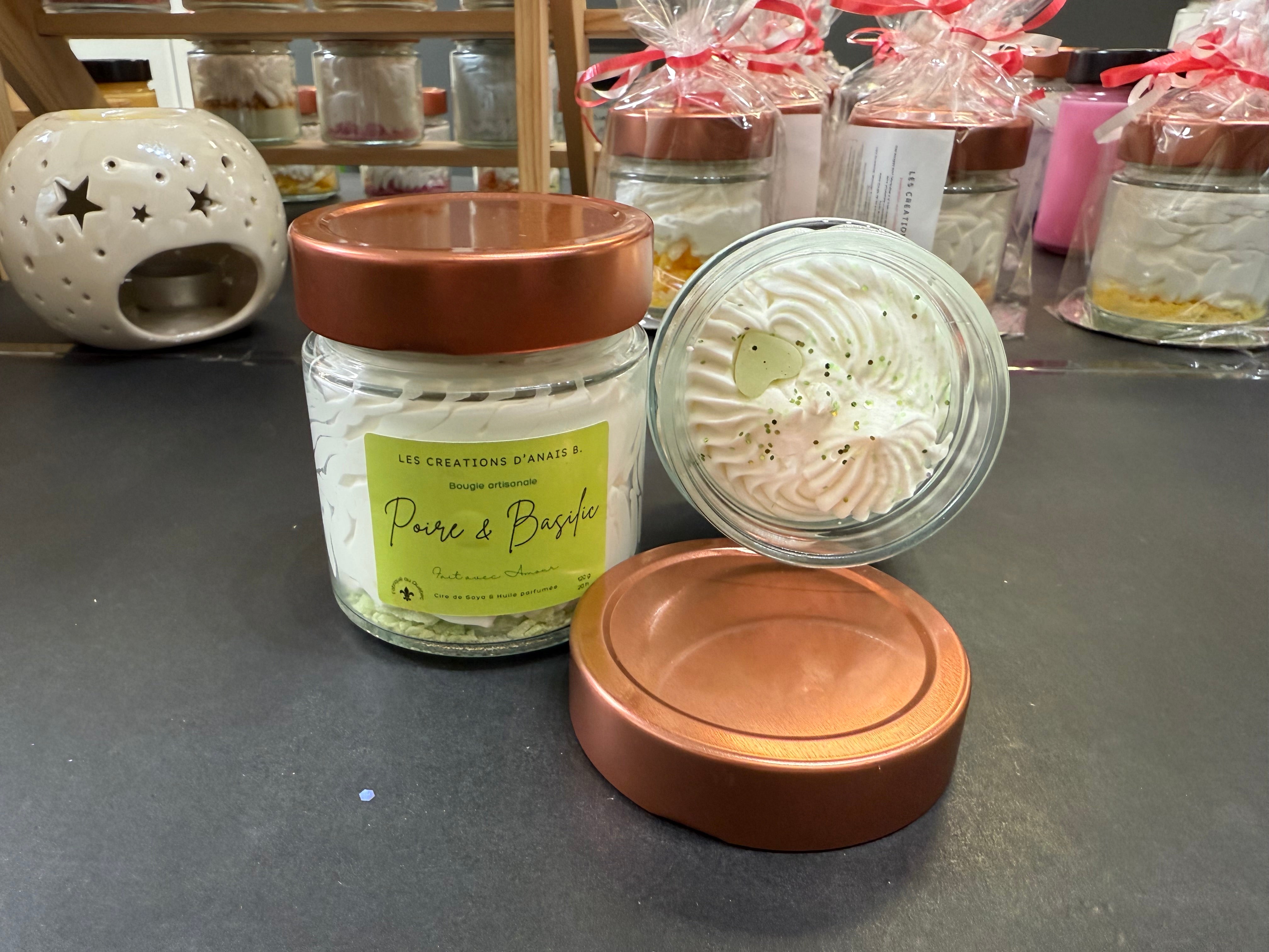 Poire et basilic
