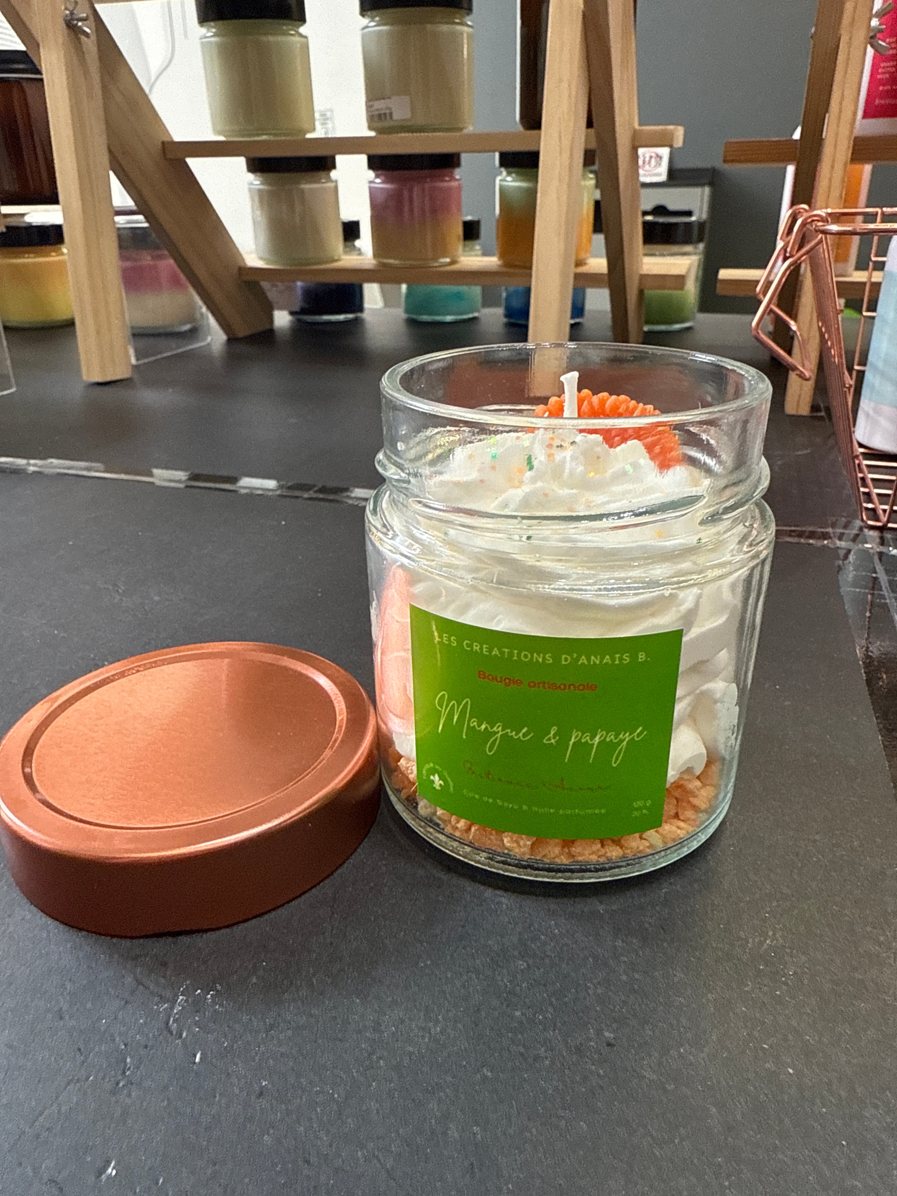Mangue &  papaye  petite bougie
