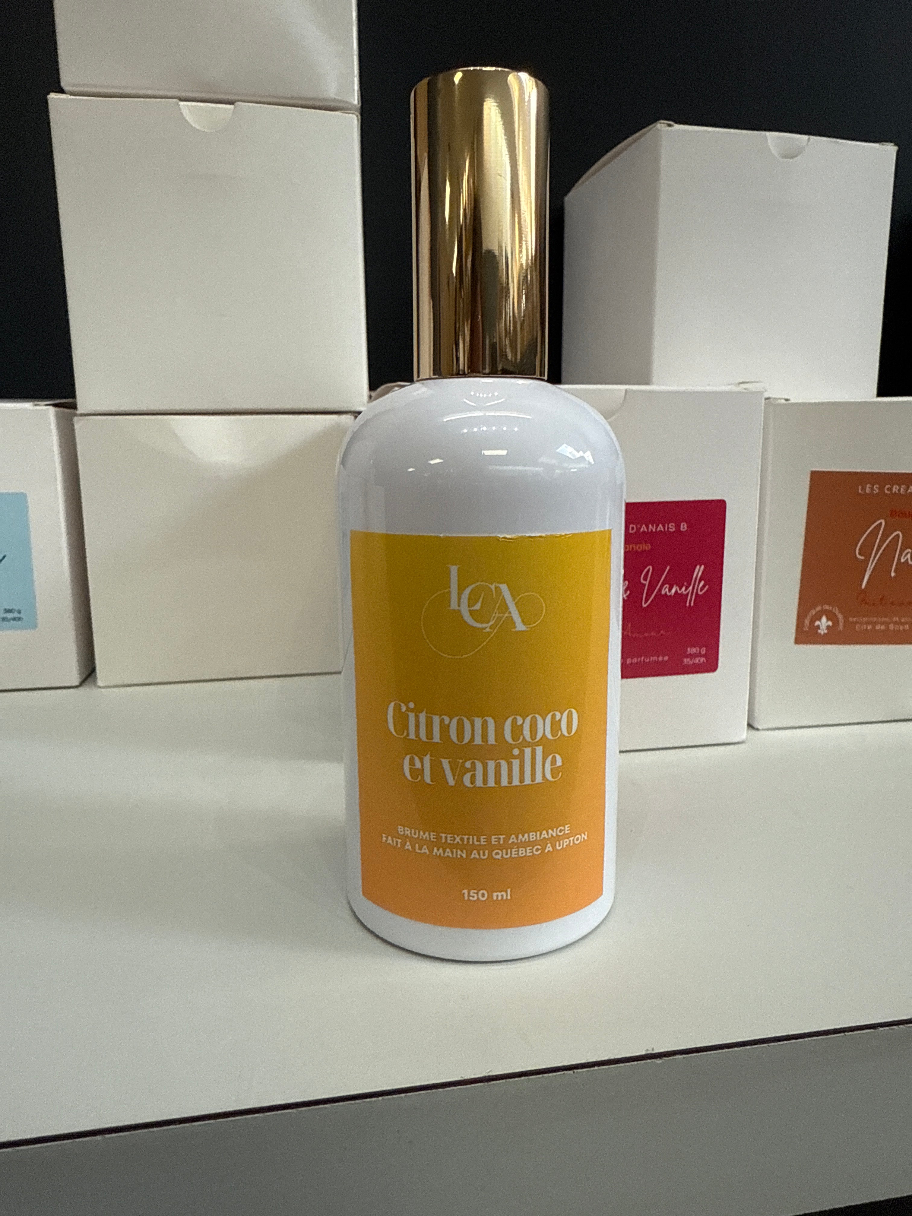 Citron coco et vanille