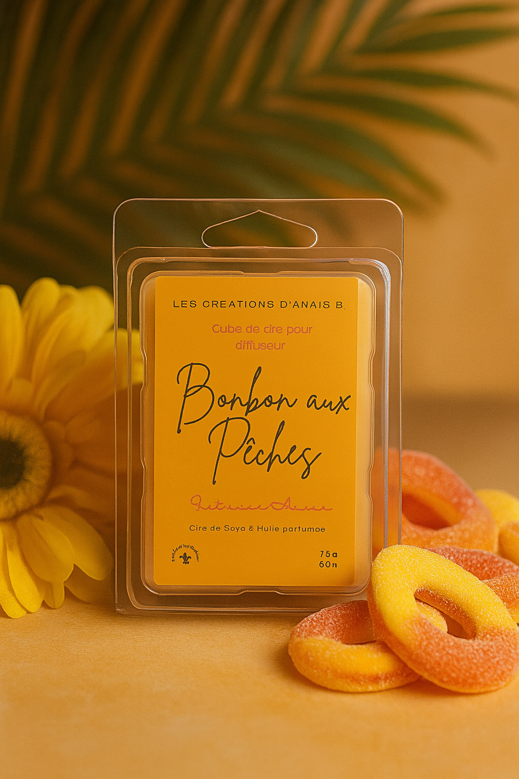 Bonbon aux pêches