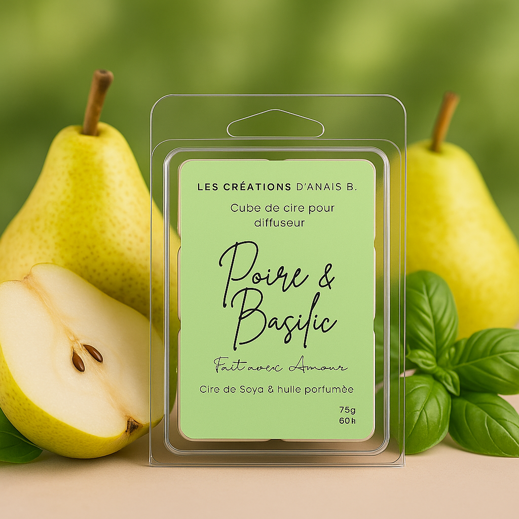 Poire & basilic