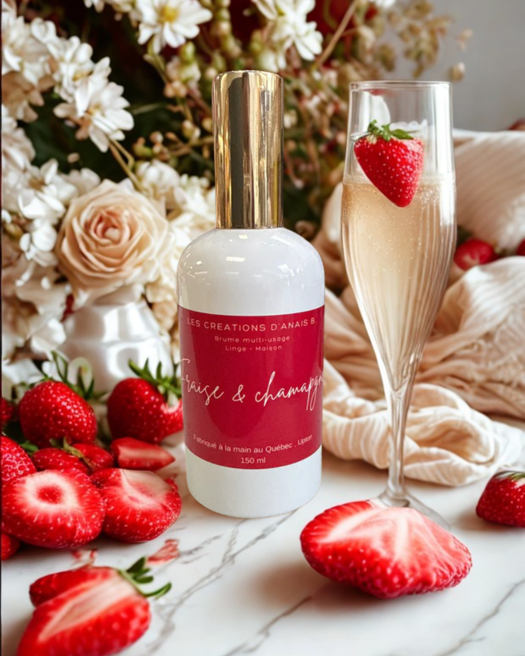 Fraise et champagne