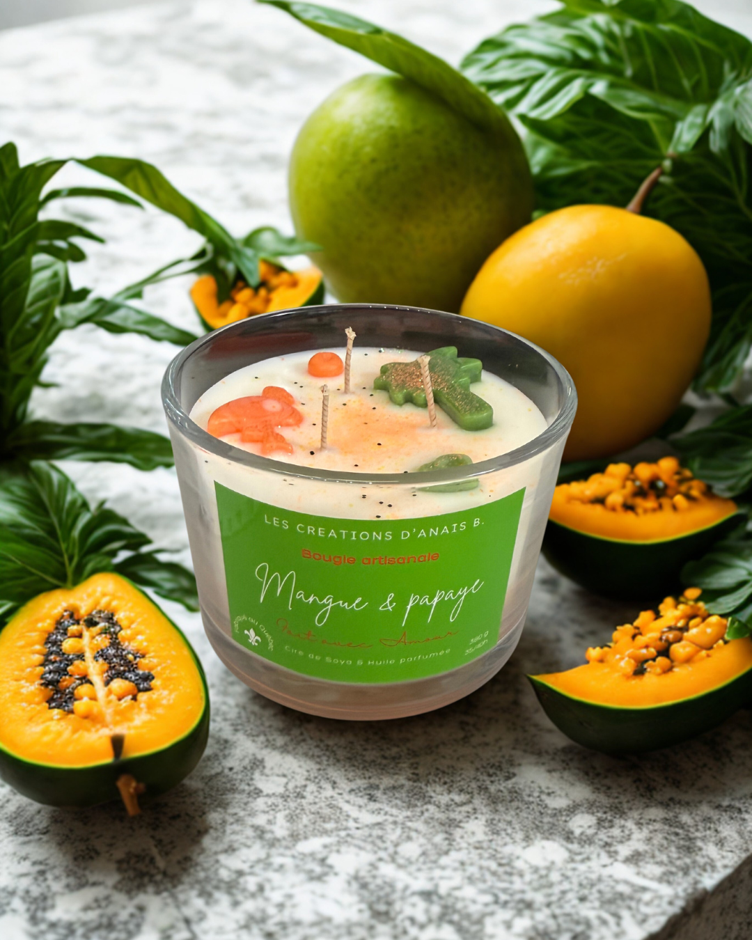 Mangue et papaye