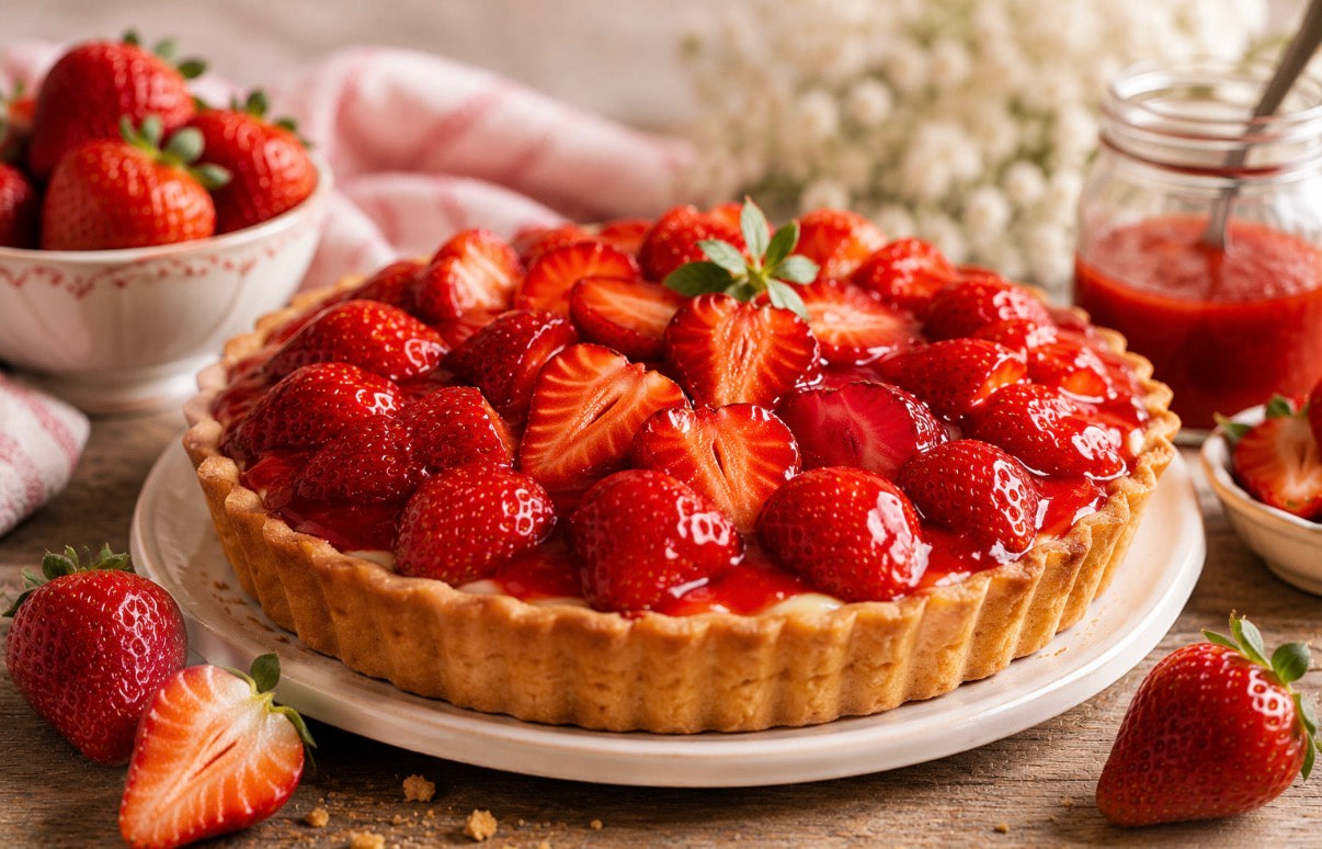 Tarte aux fraises